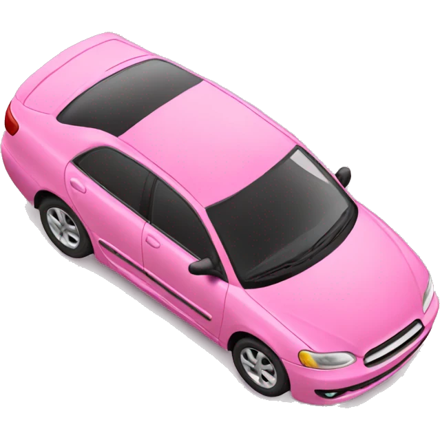 Pink car emoji