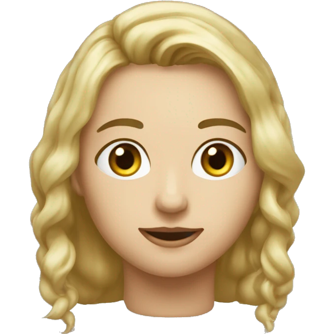 Создай стикер девочка за ноутбуком работает emoji