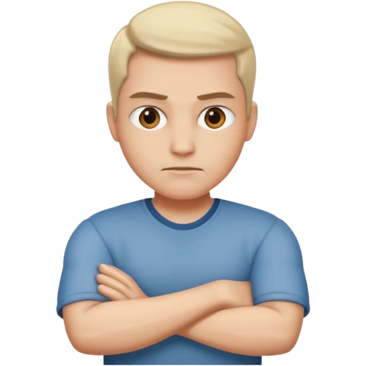 mad crossing arms emoji