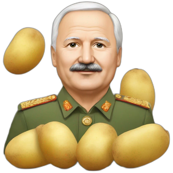 Lukashenko with potatoes  emoji