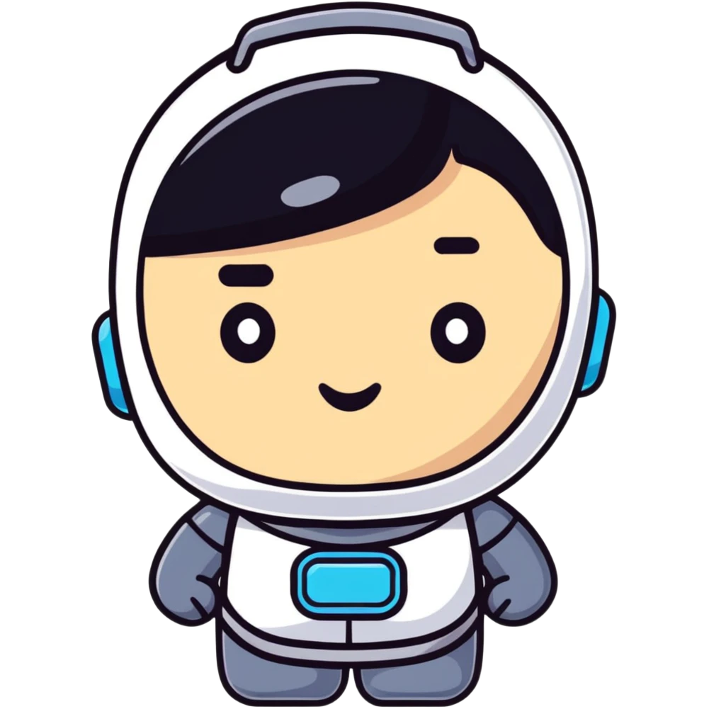friendly AI assistant character emoji