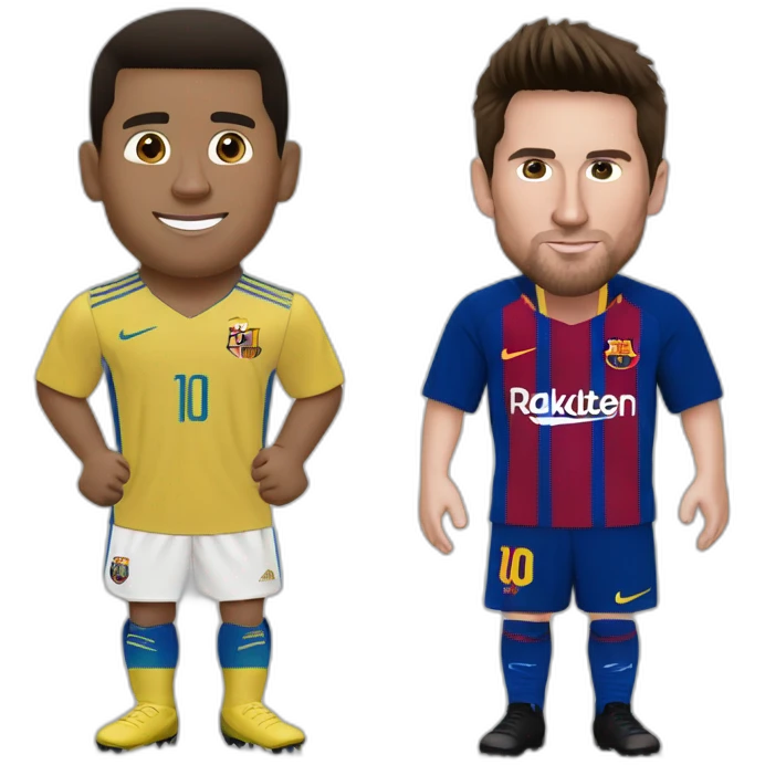 Ronaldo et messi emoji