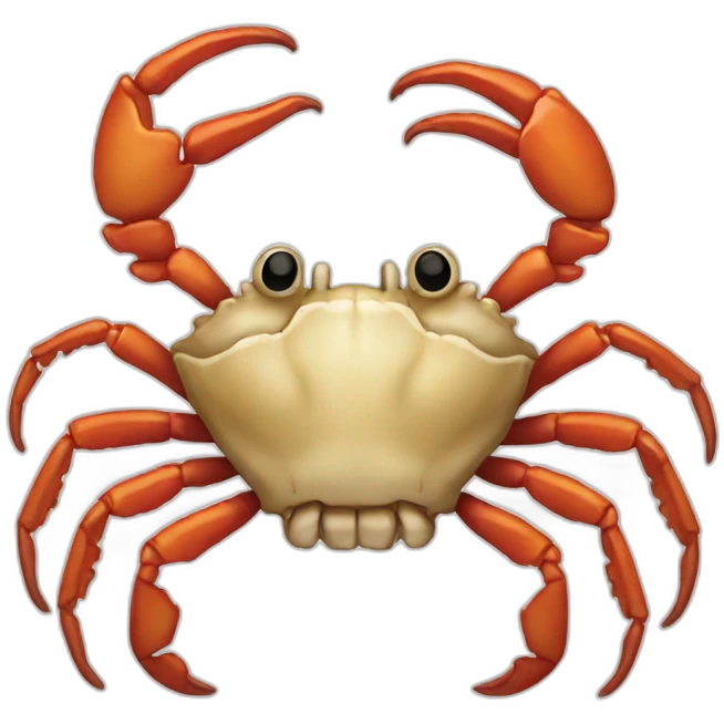 Skull crab emoji