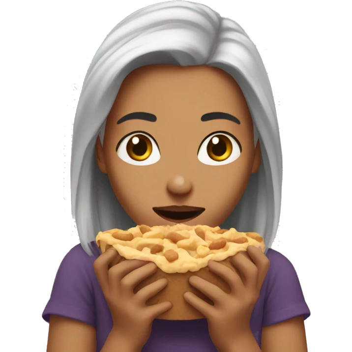 Me retaining myself from eating snacks emoji
