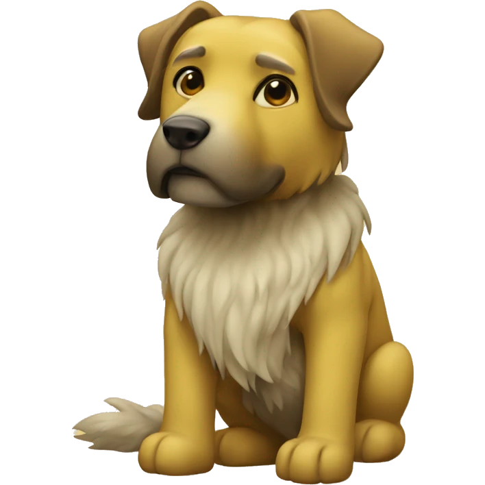 Yellow land and shnawuzer  emoji