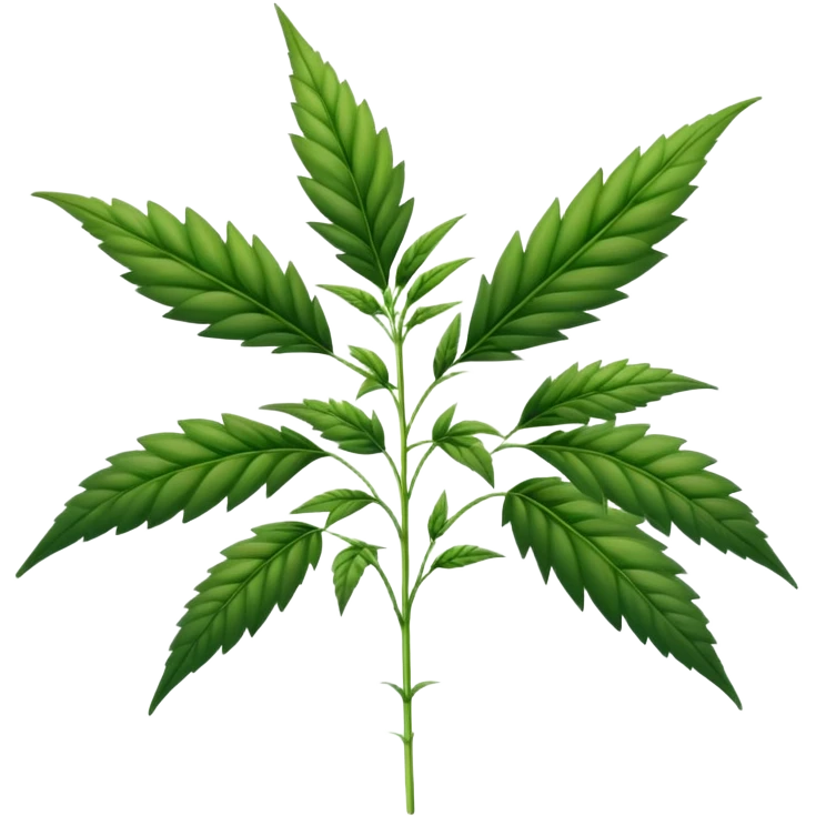 Sativa plant emoji