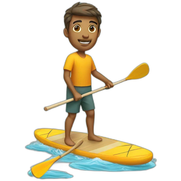 man playing paddle emoji
