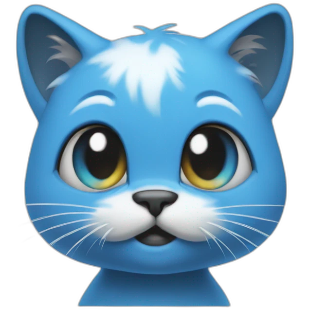Smurf cat emoji