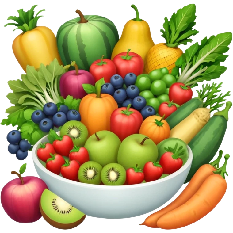 emoji de un alimento saludables emoji