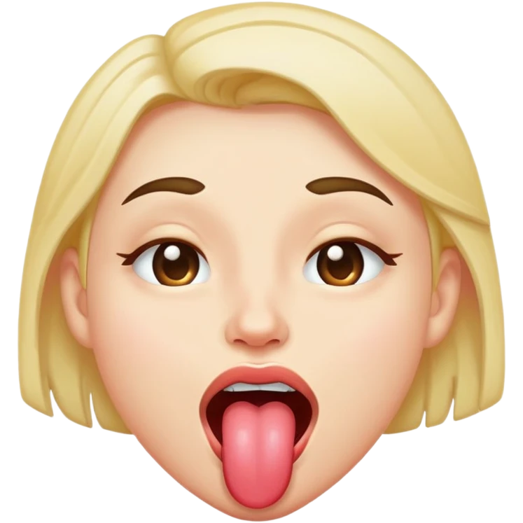 Wink emoji wirh tongue piercing emoji