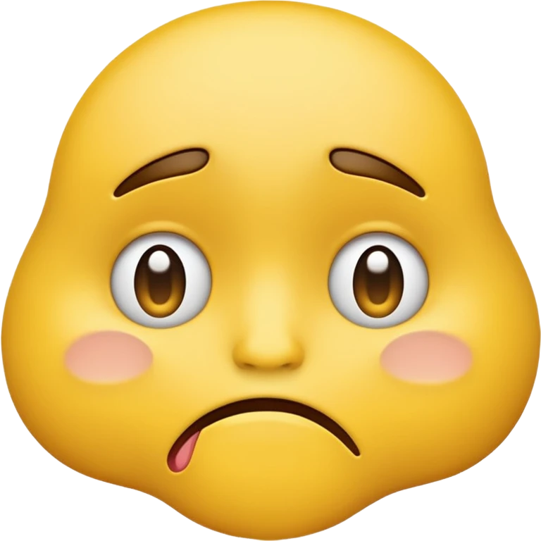 A sad face emoji emoji