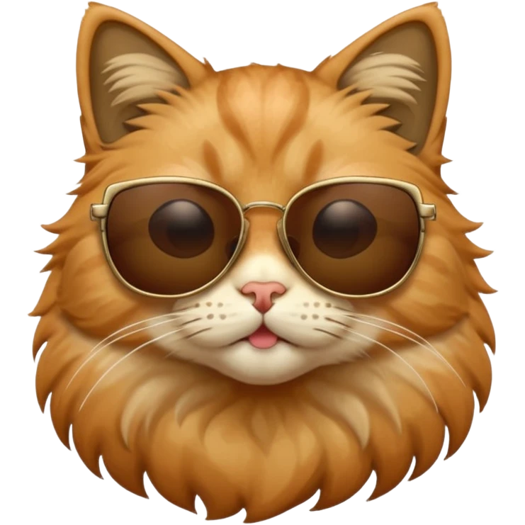 Cat wearing sunglasses emoji