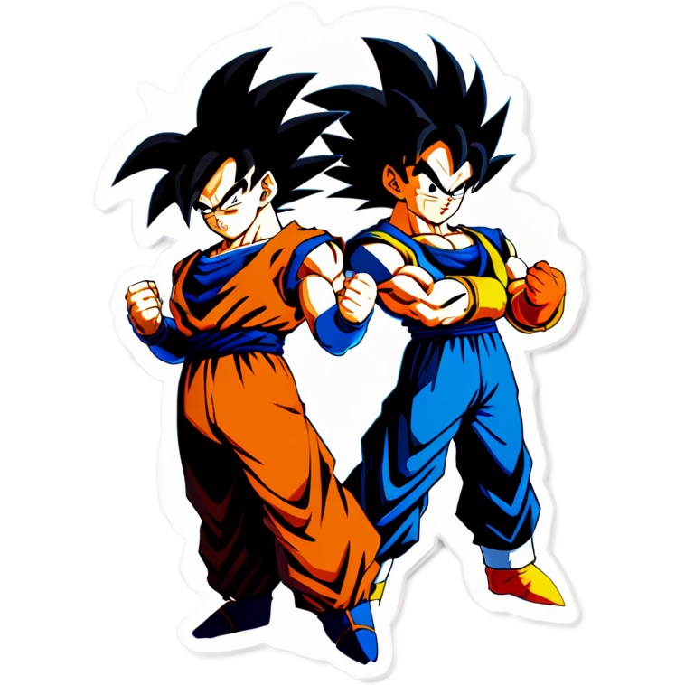 Goku super sayan 4 si fonde con vegeta super sayan 3 emoji
