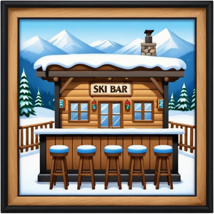 ski bars emoji