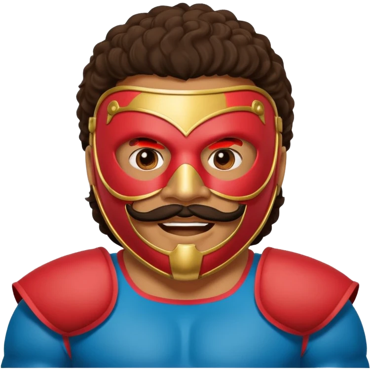 Create a Nacho Libre emoji for a teams chat but make it more original style to the movie emoji