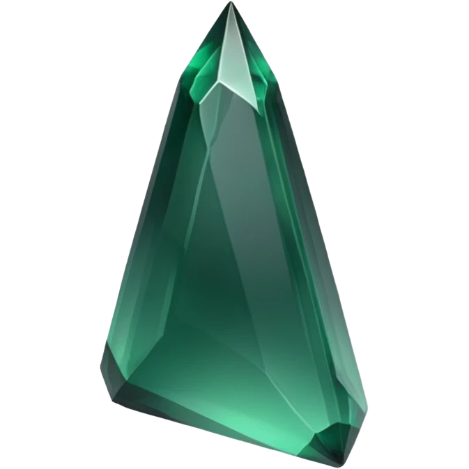 smooth green obsidian shard emoji
