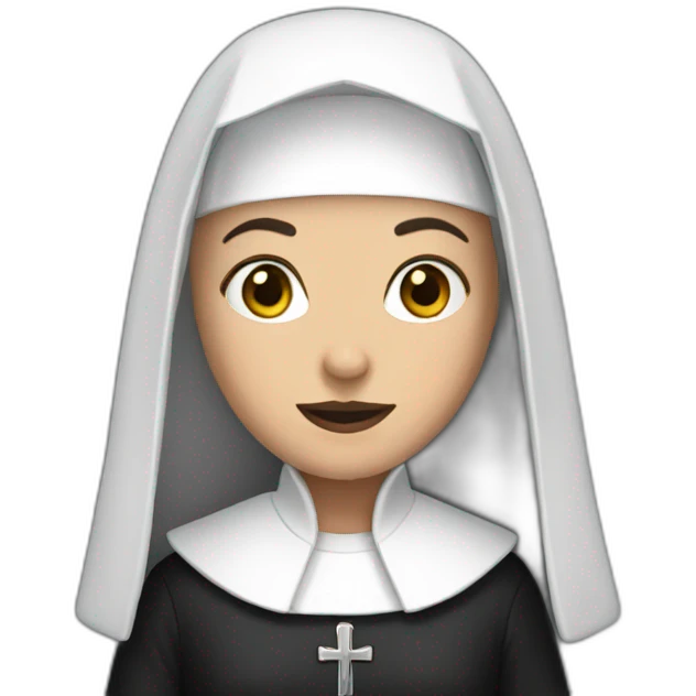 The nun emoji