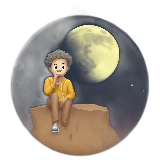 NEKFEU QUI FAIT UN CONCERT SUR LA LUNE emoji
