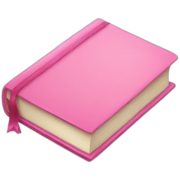 pink book emoji