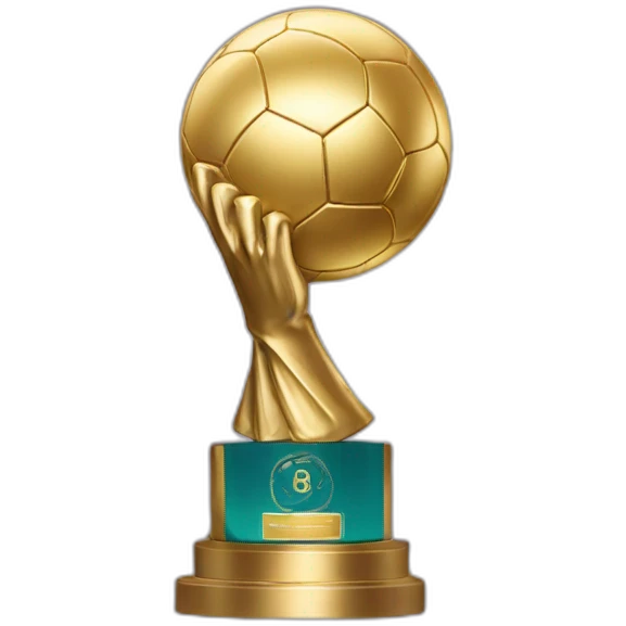 Halland avec le ballon d’or dans les mains emoji