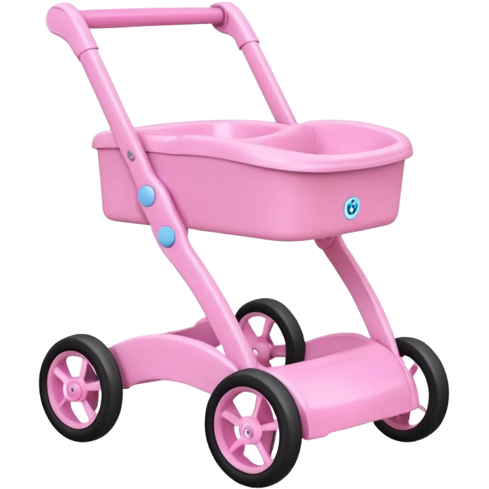 pink baby walker emoji