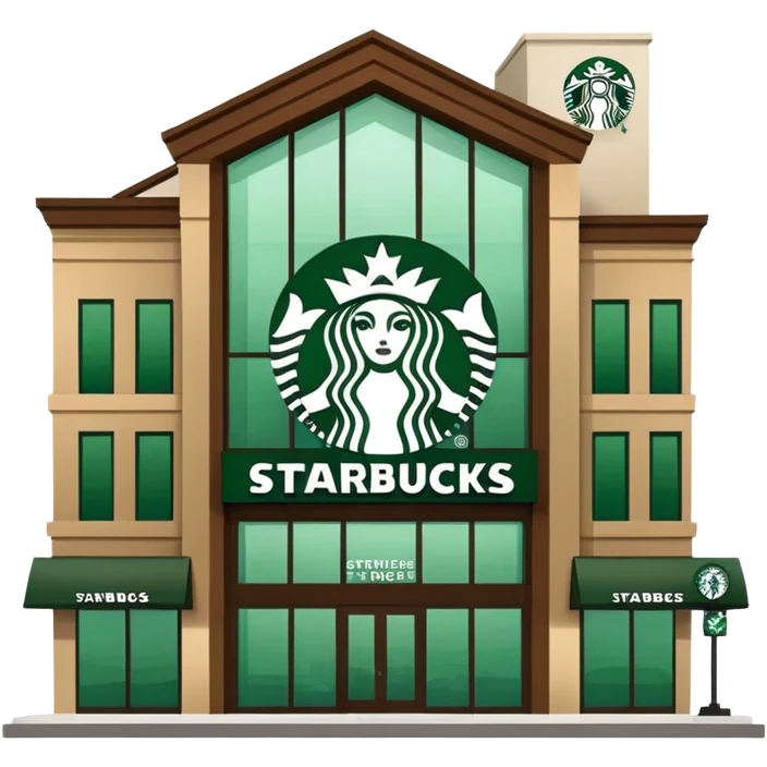 Starbucks’s building  emoji