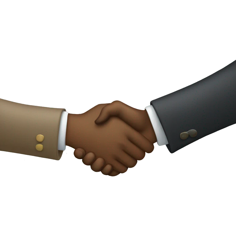 people shaking hands emoji