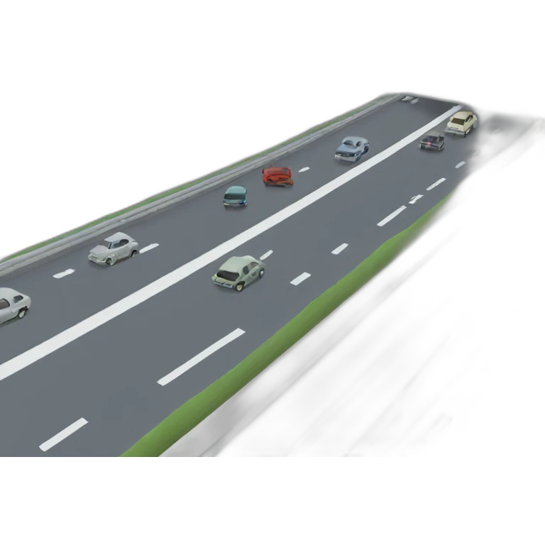 Highway with cars emoji