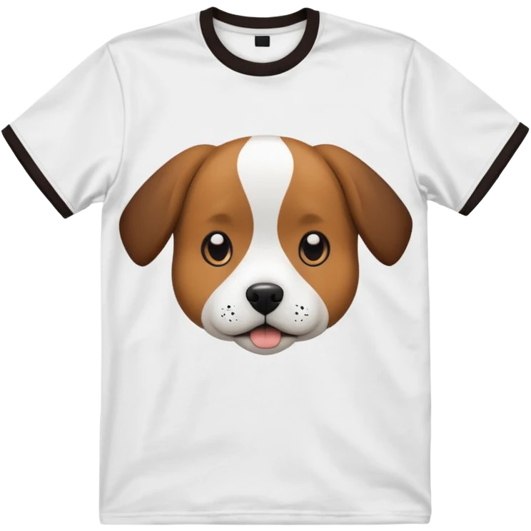 t-shirt with dog on front emoji