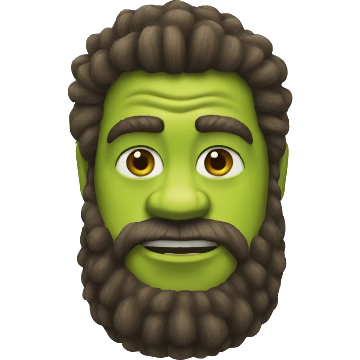 shrek hair beard emoji