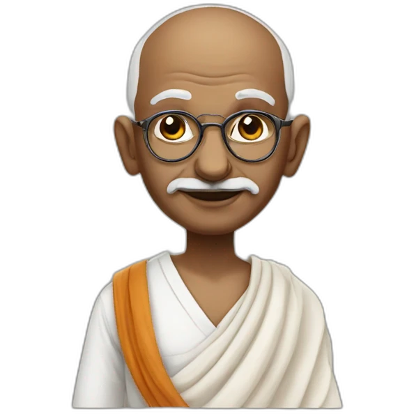 gandhi emoji