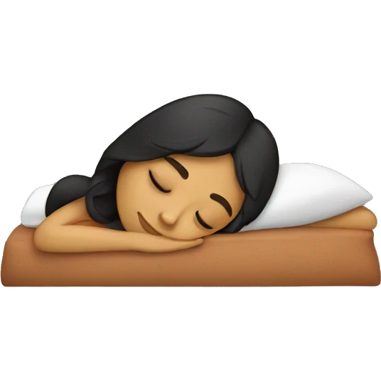 mexican girl sleeping emoji