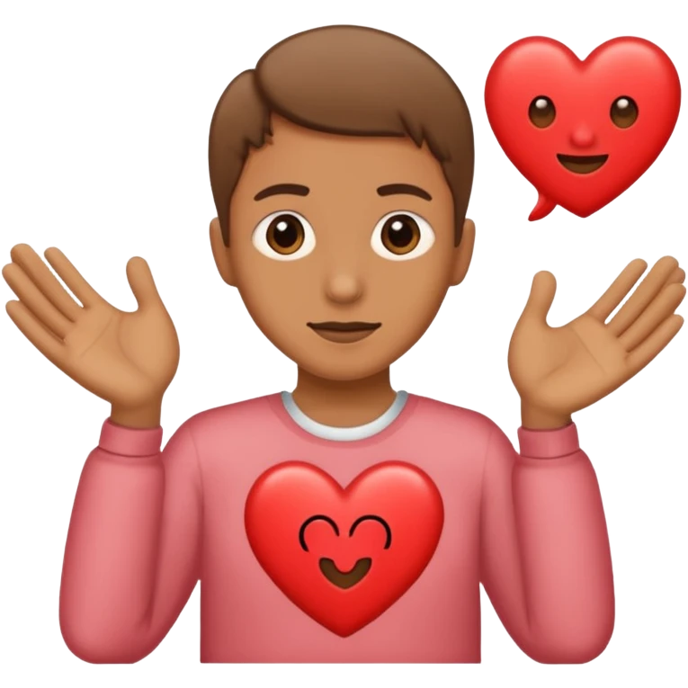 FLOORK DANDO UN CORAZÓN Y DICIENDO DURMETE O TE CONQUISTO emoji
