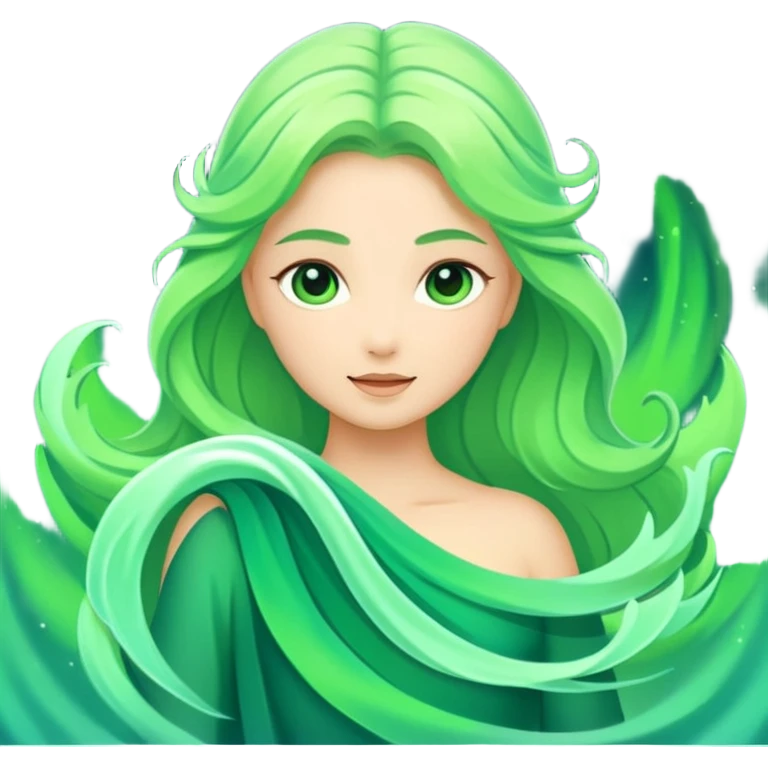 Green Aurora emoji