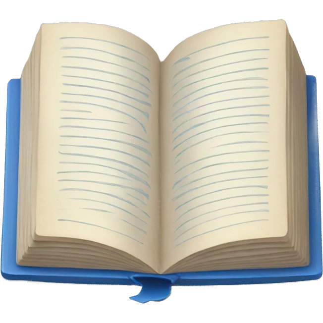 BLUE BOOK emoji