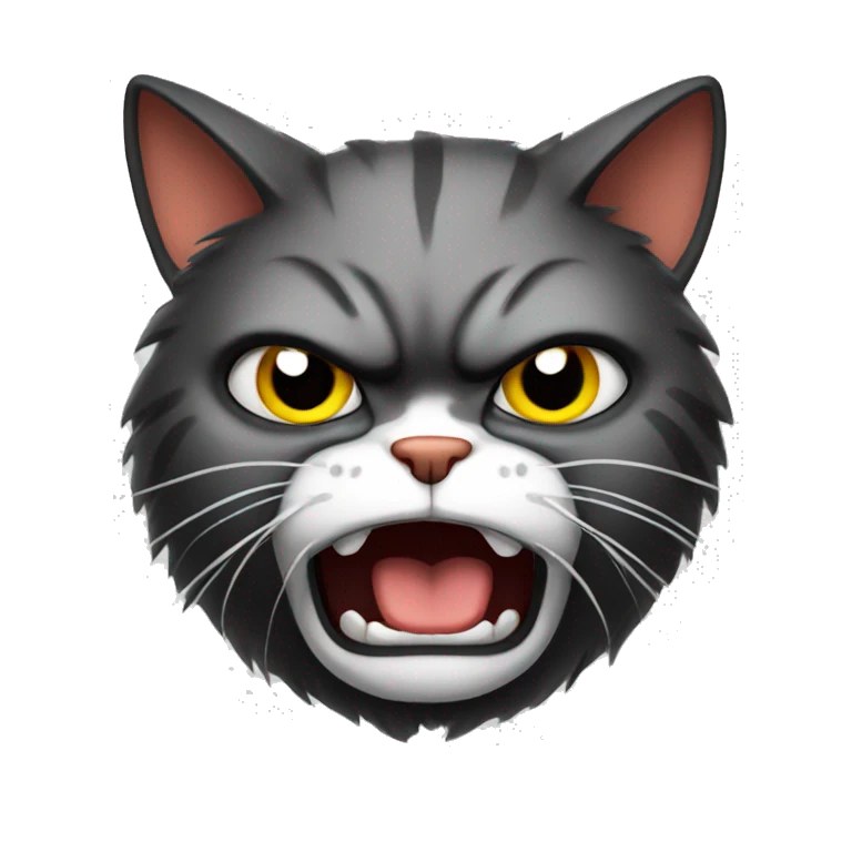 Angry cat emoji