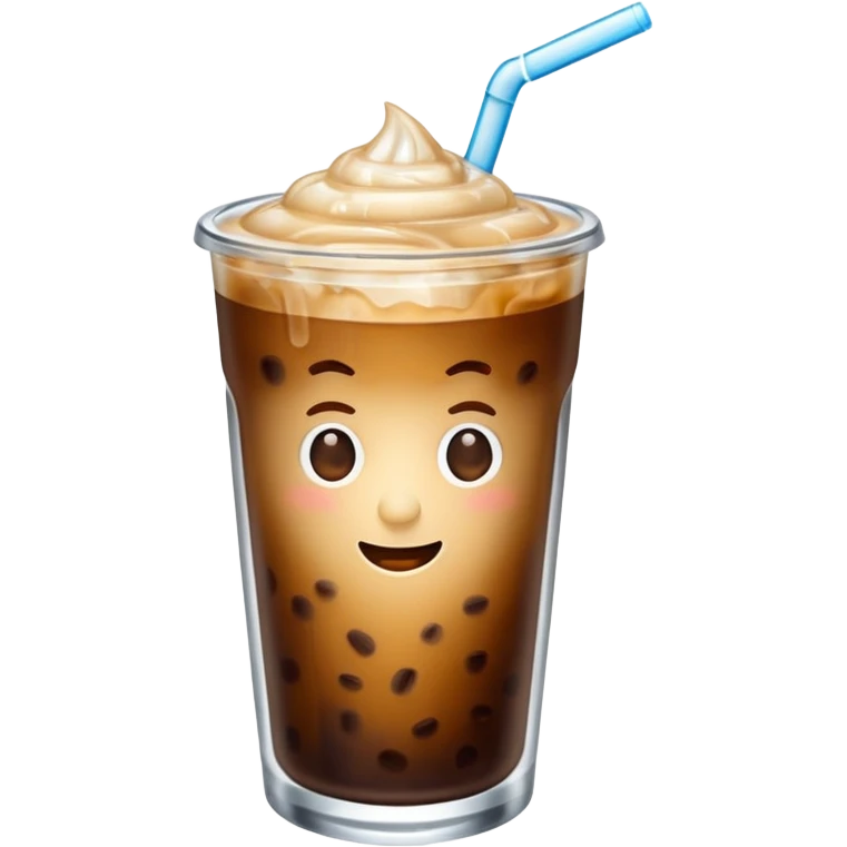 Iced coffee emoji