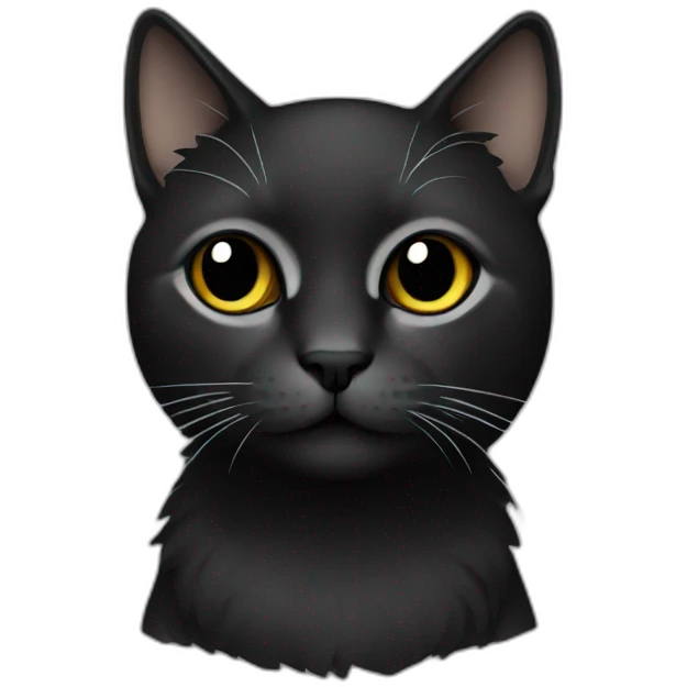 cat-black emoji