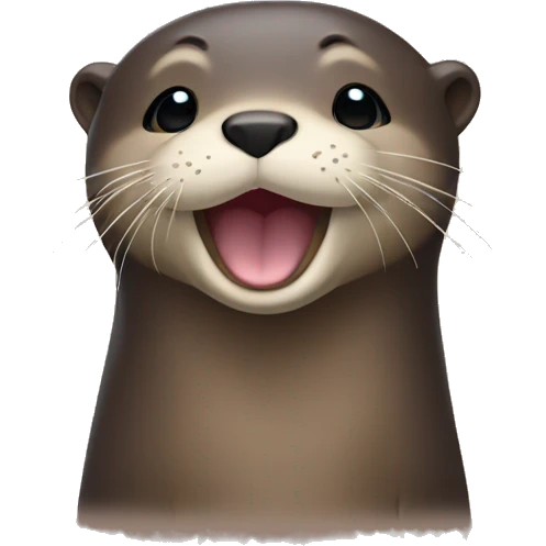 Otter covering its ears emoji