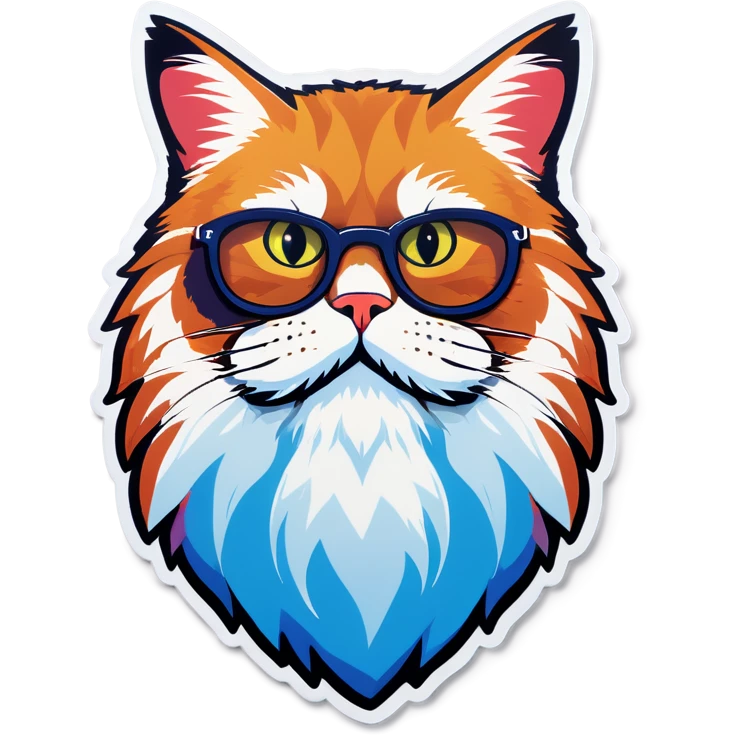 cat with beard emoji
