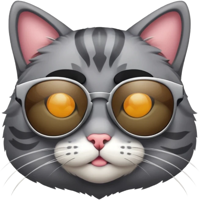 Cat wearing sunglasses emoji