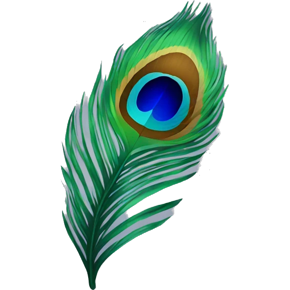Peacock feather  emoji