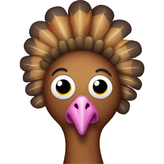 Glam turkey  emoji
