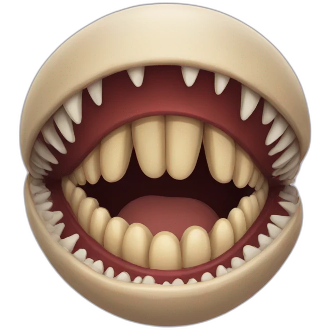 Dune Sandworm mouth emoji