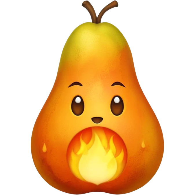 birne in flame emoji