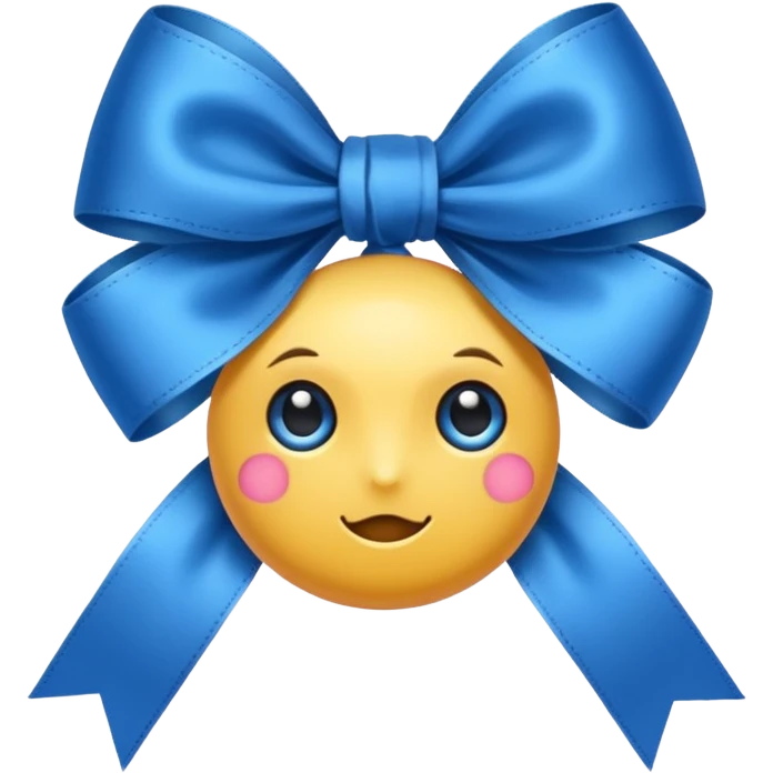 Eyeroll with ribbon emoji