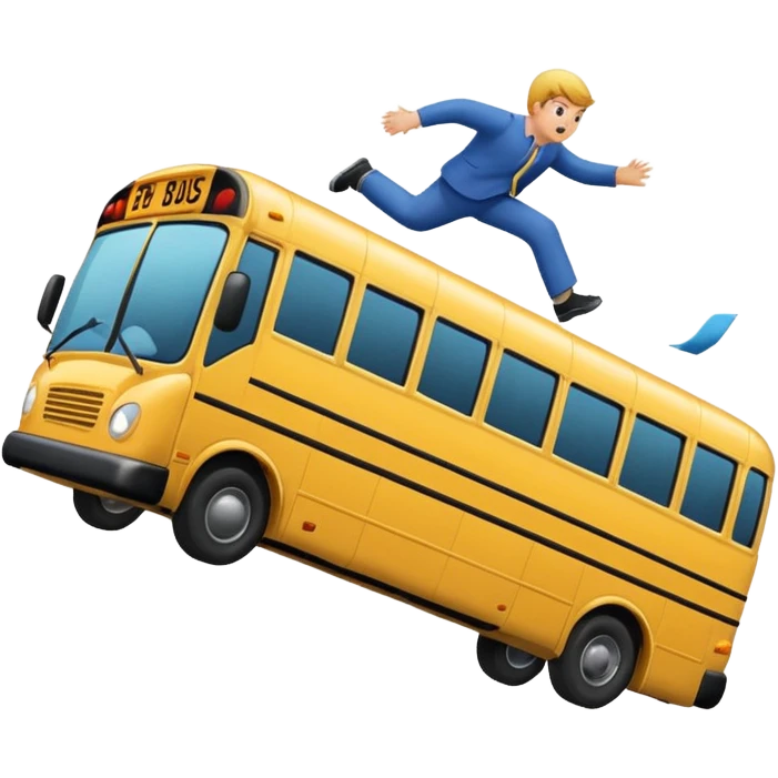 Throwing someone under a bus emoji