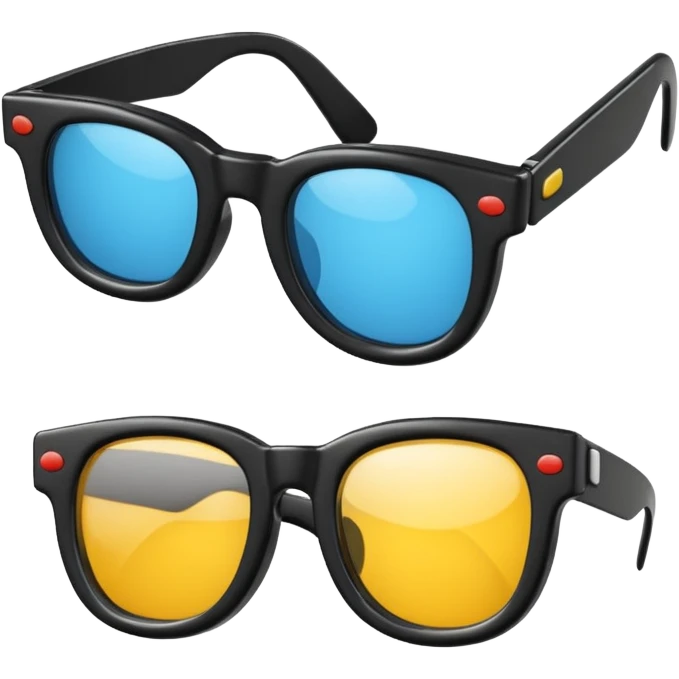 3d glasses emoji