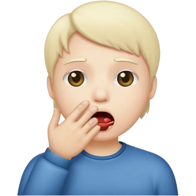😭 holding its mouth with a hand emoji