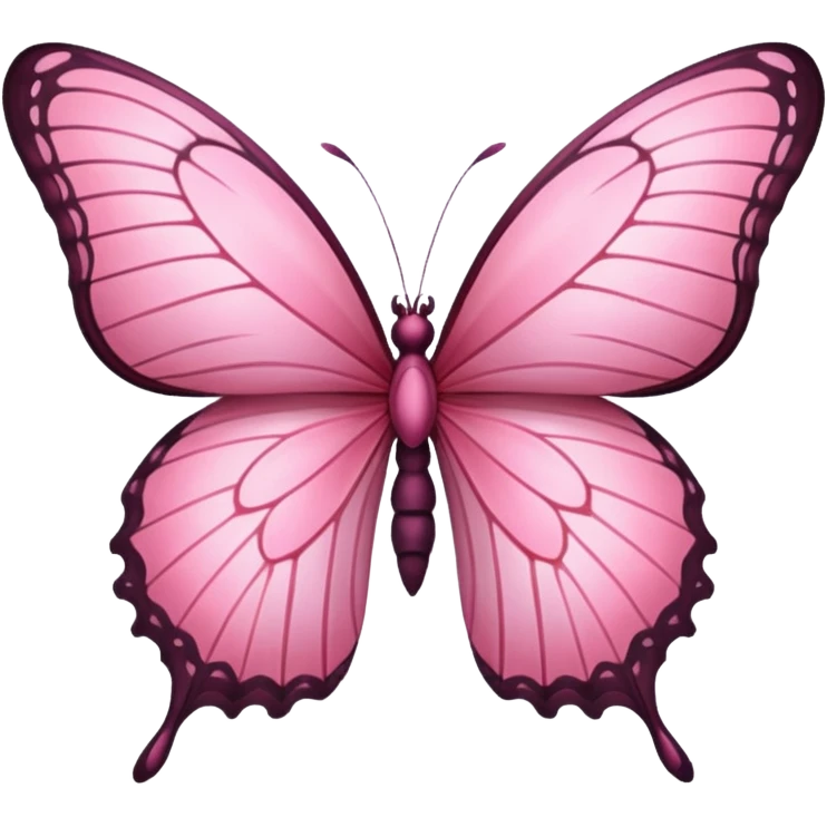 🦋 this emoji in pink emoji